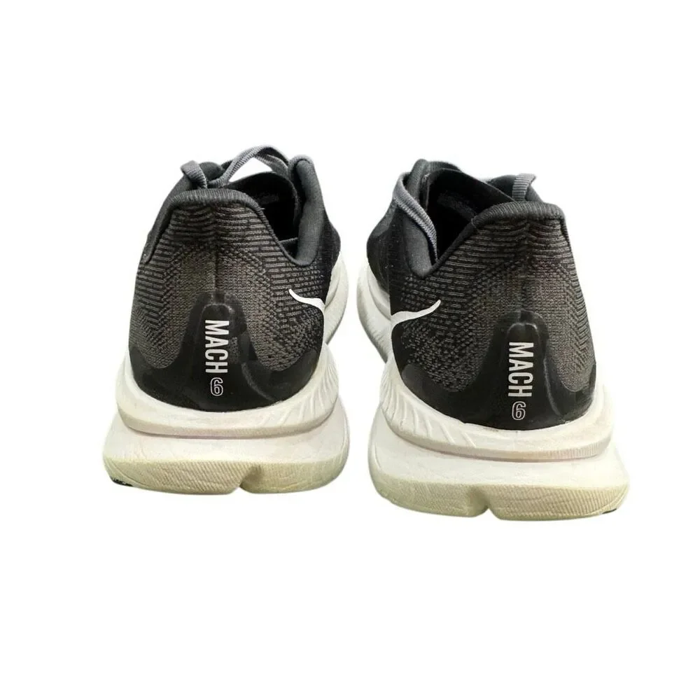 Hoka One One Mach 6 Womens Size 8.5 B Black Running Athletic Shoes Sneakers